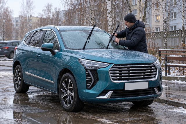 Китайский кроссовер ночует во дворе: как подготовить его к сырому холоду